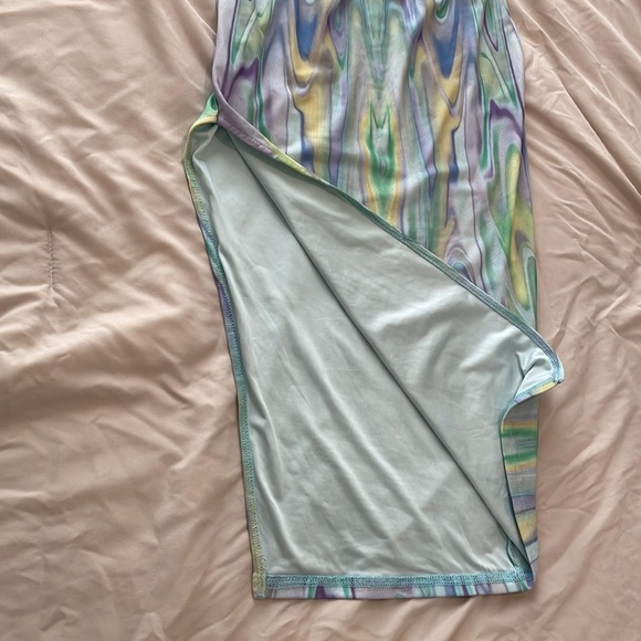 Unique Tye Dye Halter Dress - Picture 5 of 6